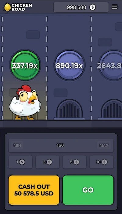 France - jeu chicken road